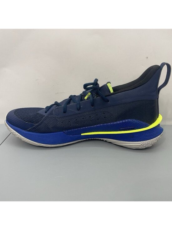 Under Armour Curry 7 Dub Nation Sneakers Shoes Basketball Training Blue Men 11.5